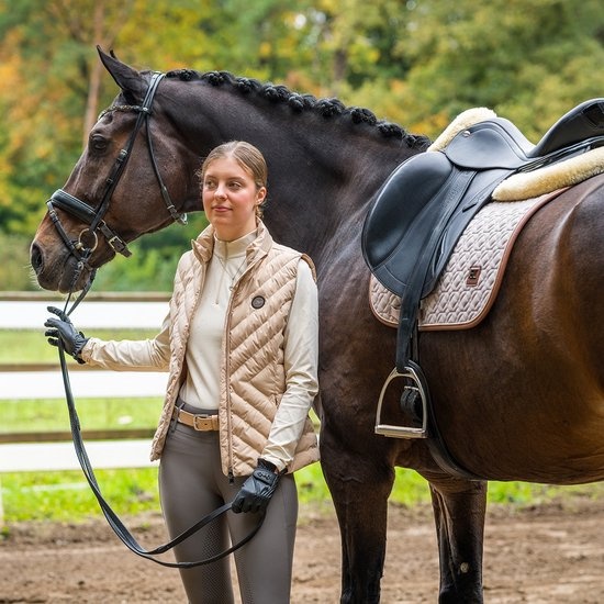 HV Polo Zadeldek HVPLuxi Dressuur - Espresso