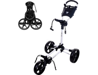 Fastfold Slim Golftrolley - Golfkar - Wit