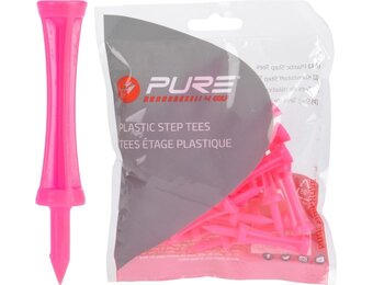 Tee 53 mm - Pink - 25 Stuks