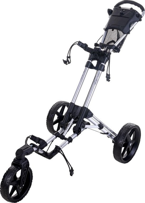 FastFold Flex 360 Golftrolley - Zilver Zwart