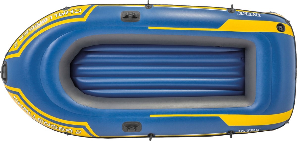 Intex Challenger 2 Boot Set - 236 x 114 x 41 cm - Inclusief peddels en pomp