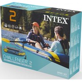 Intex Challenger 2 Boot Set - 236 x 114 x 41 cm - Inclusief peddels en pomp