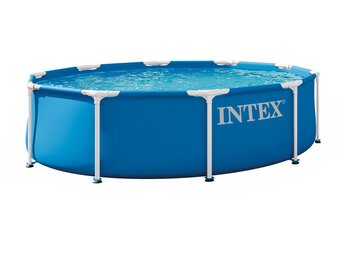 Intex Metal Frame Opzetzwembad Set - Ø 305 cm x 76 cm met filterpomp