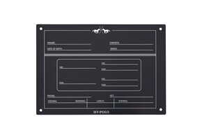 HV Polo Stalbord Engels - Zwart
