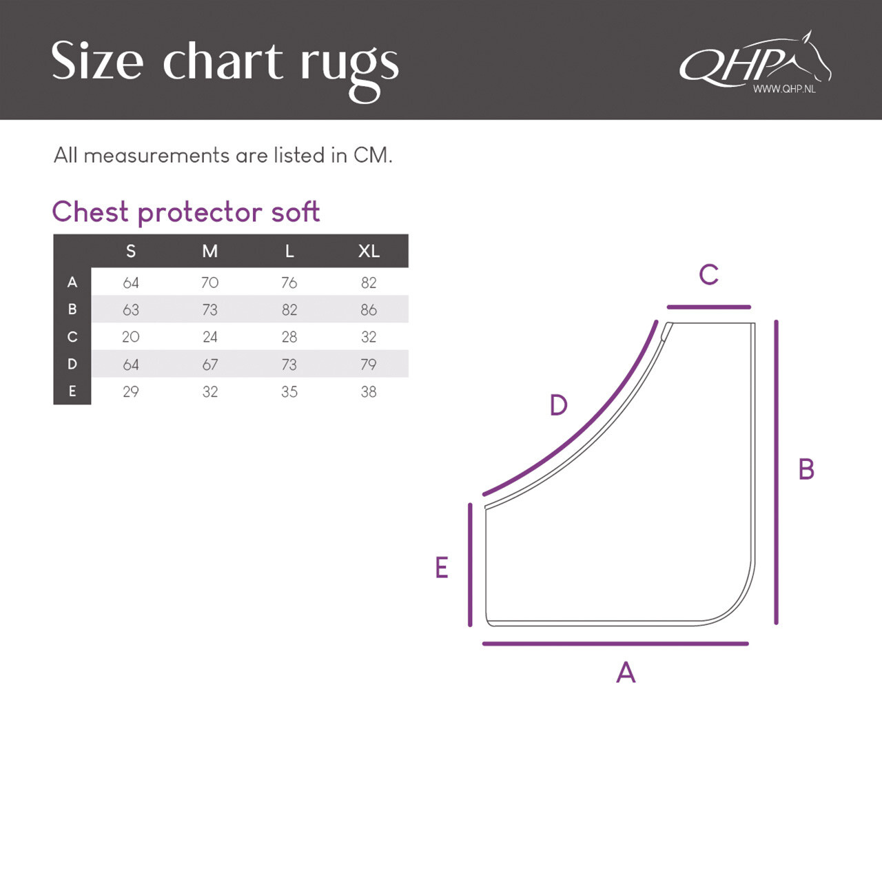 QHP Borstbeschermer Soft - Zwart