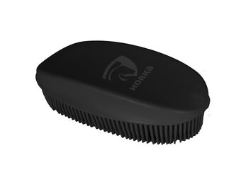 Horka Soft Touch Rubber Brush - Zwart