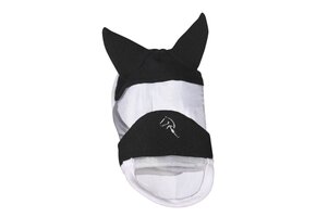 HKM Hobby Horse Vliegenmasker met Neus - Zwart