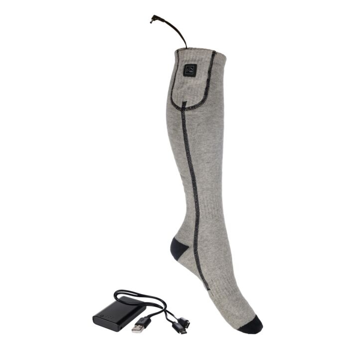 HKM Verwarmde Sokken Keep Warm - Grijs