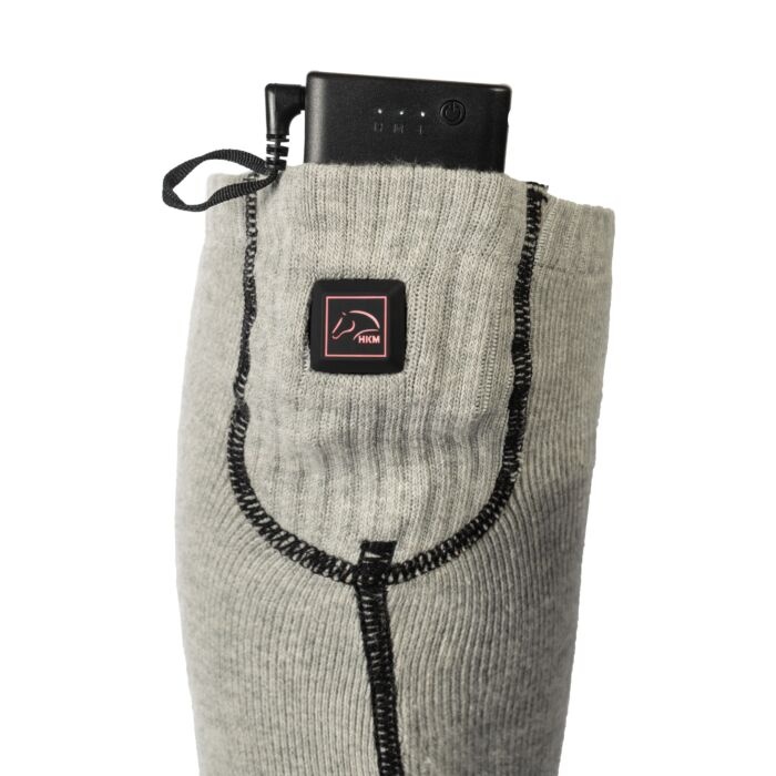 HKM Verwarmde Sokken Keep Warm - Grijs
