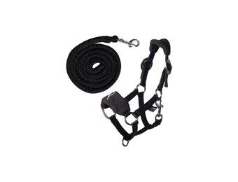 HKM Hobby Horse Halster Fleece - Zwart
