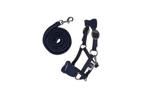 HKM Hobby Horse Halster Fleece - Blauw