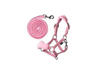 HKM Hobby Horse Halster Fleece - Roze