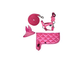 HKM Hobby Horse Neon Set - Neon Roze