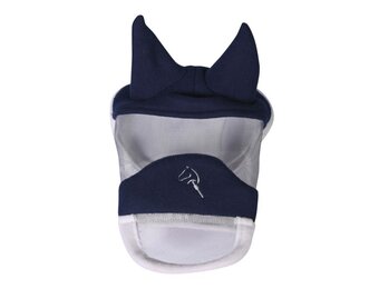 HKM Hobby Horse Vliegenmasker met Neus - Blauw