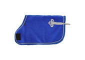 QHP Fleecedeken Hobby Horse - Kobalt Blauw