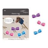 QHP Fleecedeken Hobby Horse - Fuchsia
