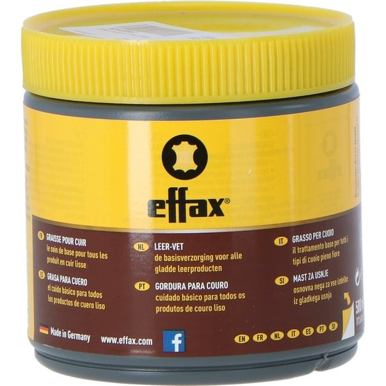 Effax Ledervet Zwart - 500 ml