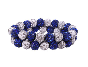QHP Knotband Gloss - Kobalt Blauw