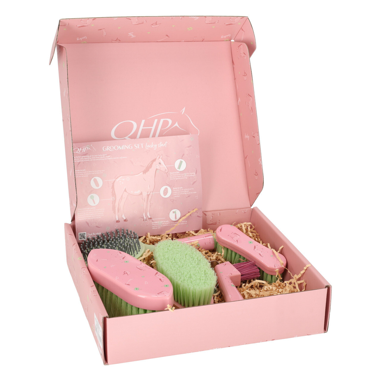 QHP Borstelset Lucky Start - Soft Pink
