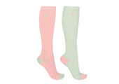 QHP Kniekous gift box Lucky Start - Set van 2 paar sokken