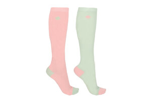 QHP Kniekous gift box Lucky Start - Set van 2 paar sokken