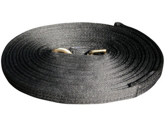 Harry's Horse Longeerlijn Soft 8 Meter - Zwart