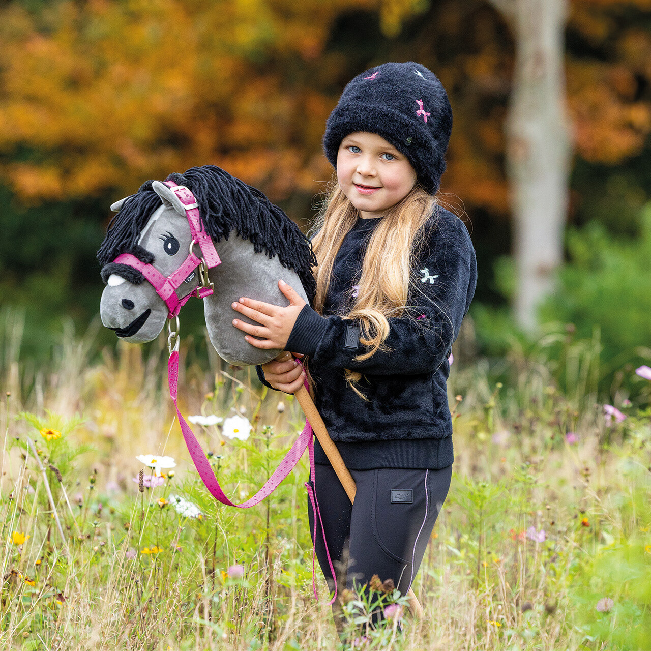 QHP Halsterset Isalyn Hobby Horse. let op! EXCL. Hobby Horse