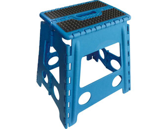 Hippo Tonic Opvouwbaar Opstapkruk - Blauw