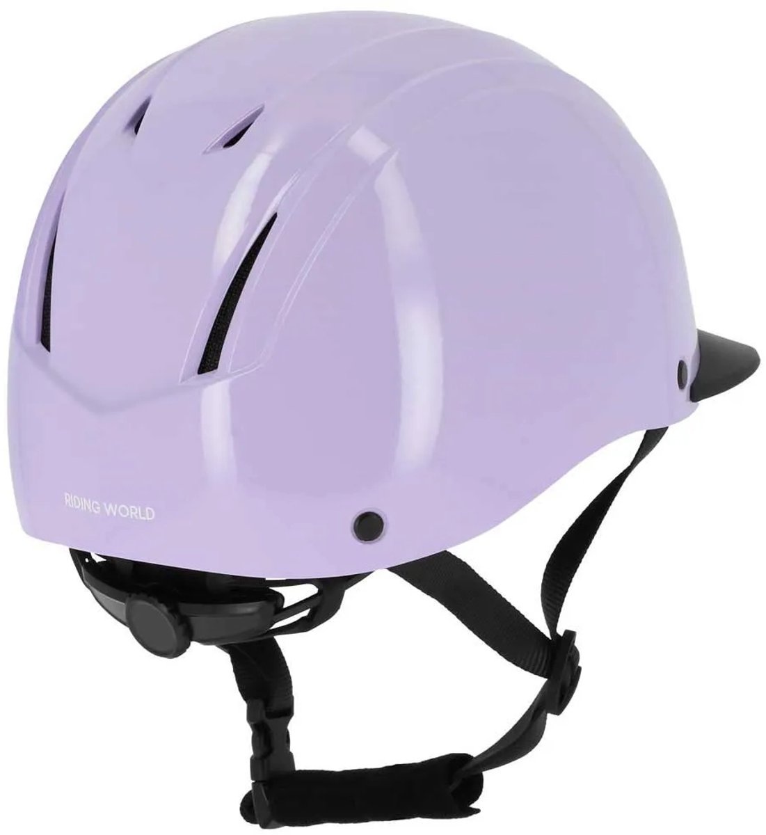 Riding World Paardrijhelm Topy - Lila