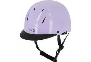 Riding World Paardrijhelm Topy - Lila