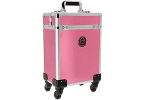 Equithème Poetskoffer op wielen Je t'aime - Roze