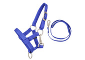 QHP Halsterset Hobby Horse - Kobalt Blauw