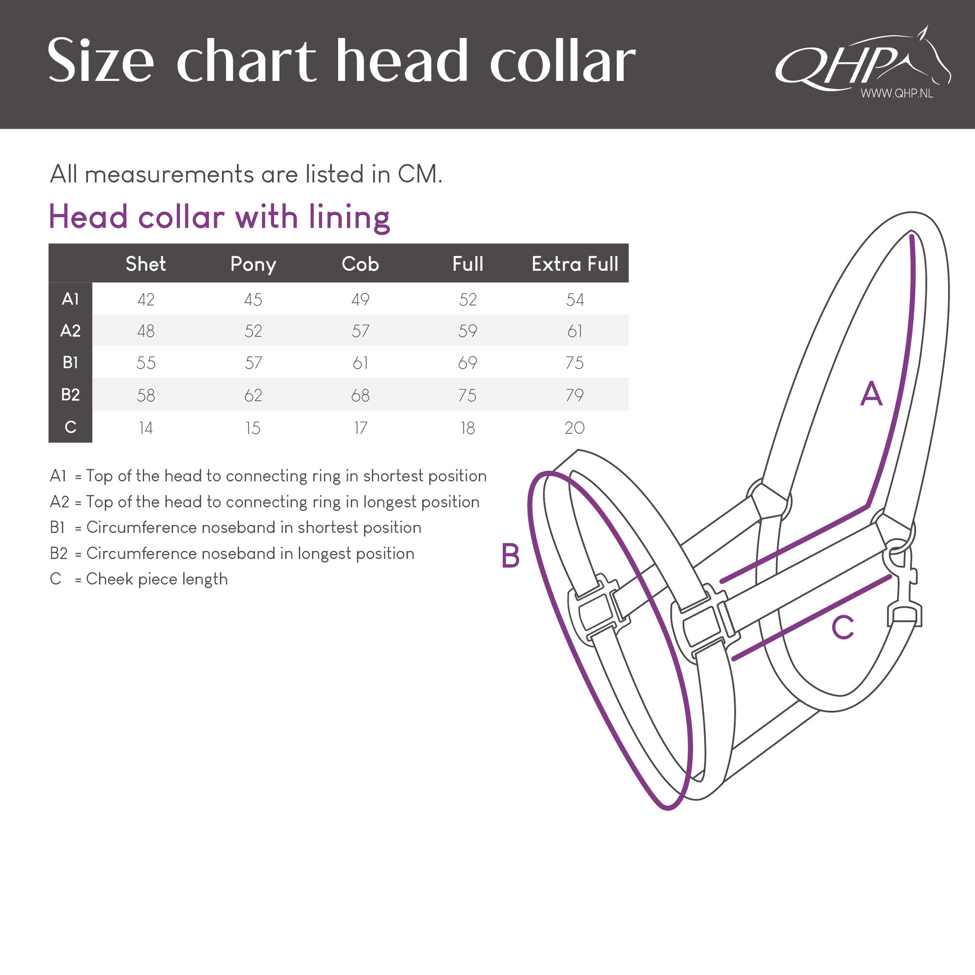 QHP Halster met Voering - Zebra