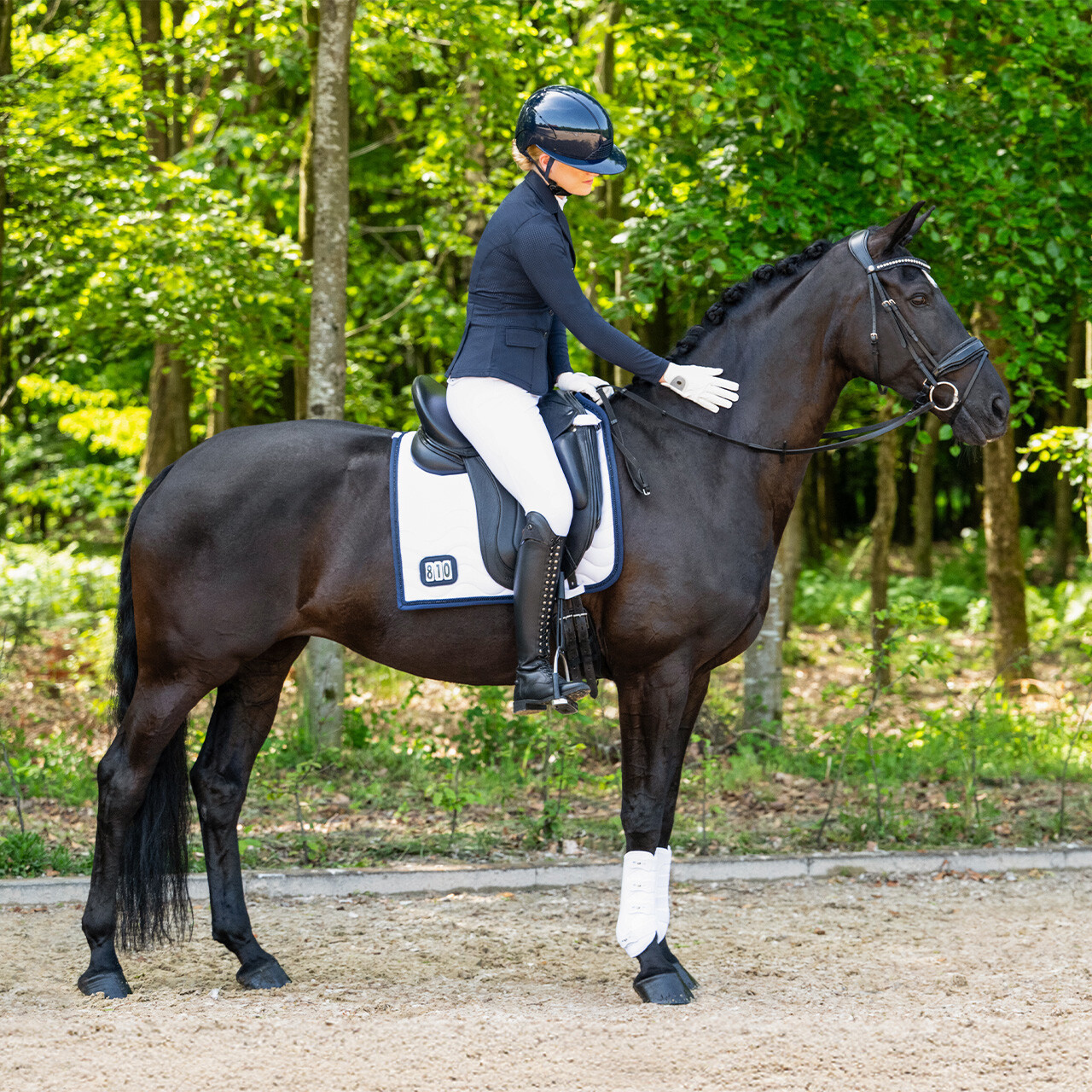 QHP Zadeldek nummer - Navy