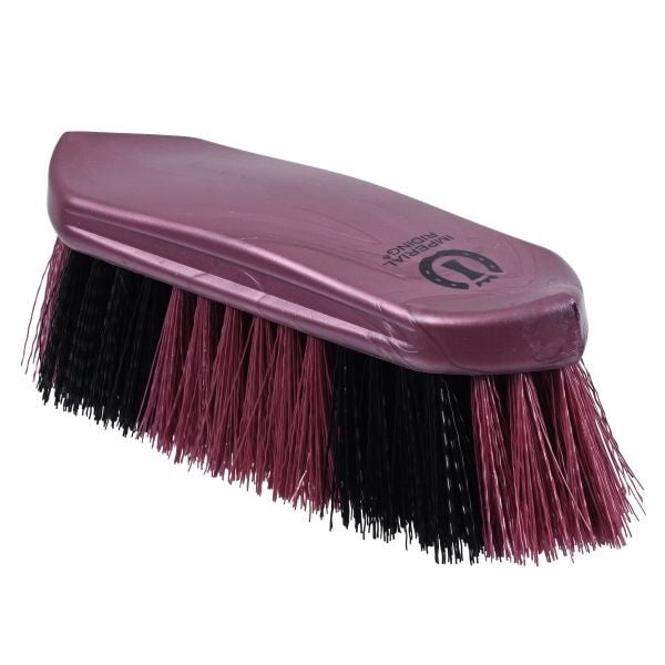 Imperial Riding Dandy Brush Hard 2 Colors IRH - Dark Mauve Metallic