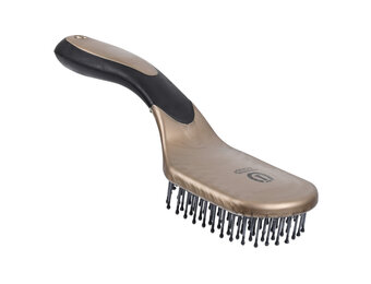 Imperial Riding Mane& Tail Brush IRHBoomerang - Dark Taupe Metallic