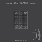 Imperial Riding Winterrijlaarzen IRH reflective - Zwart