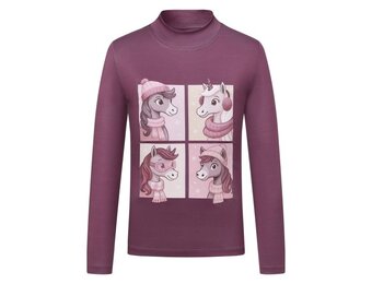 Imperial Riding KIDS Top IRHEnjoy Frosty - Dark Mauve