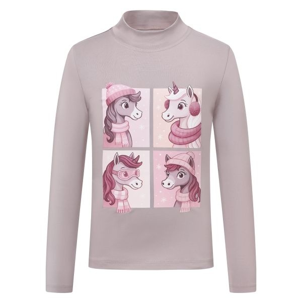 Imperial Riding KIDS Top IRHEnjoy Frosty - Taupe