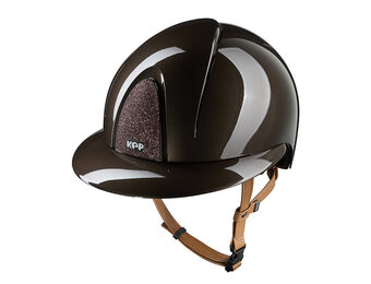KEP NOVA Metal Polish Star polo Beige chinstrap Bruin - Schaalmaat M (51-58)