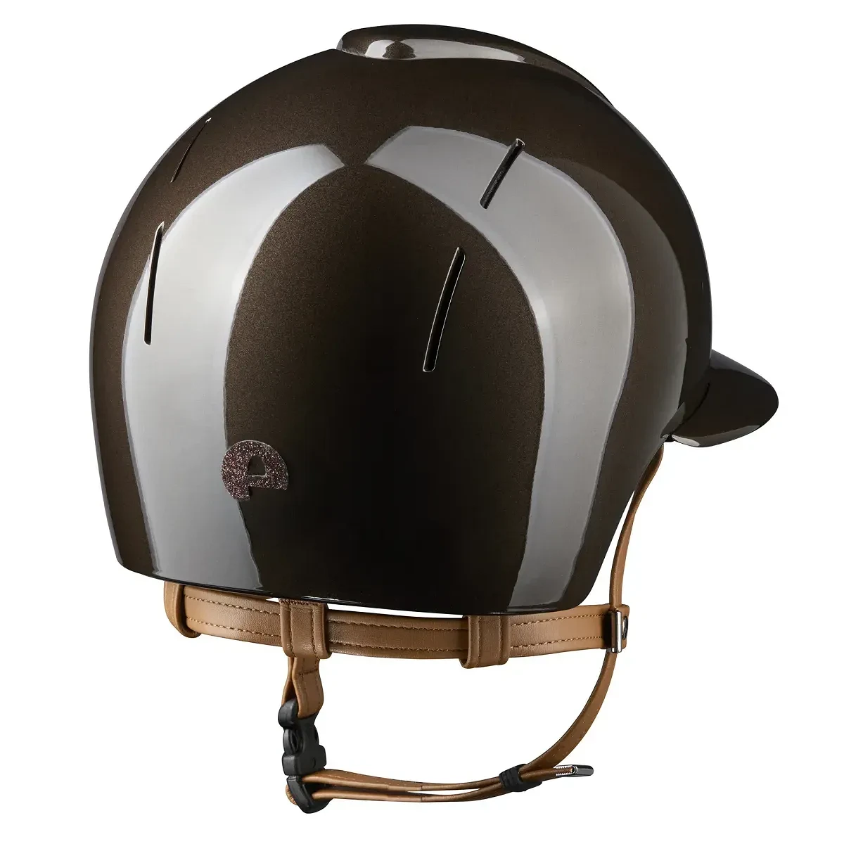 KEP NOVA Metal Polish Star polo Beige chinstrap Bruin - Schaalmaat M (51-58)