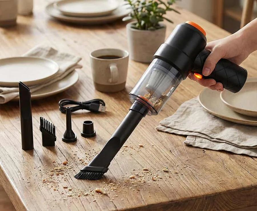 Benson 2-in-1 Stofzuiger en Compressor Mini