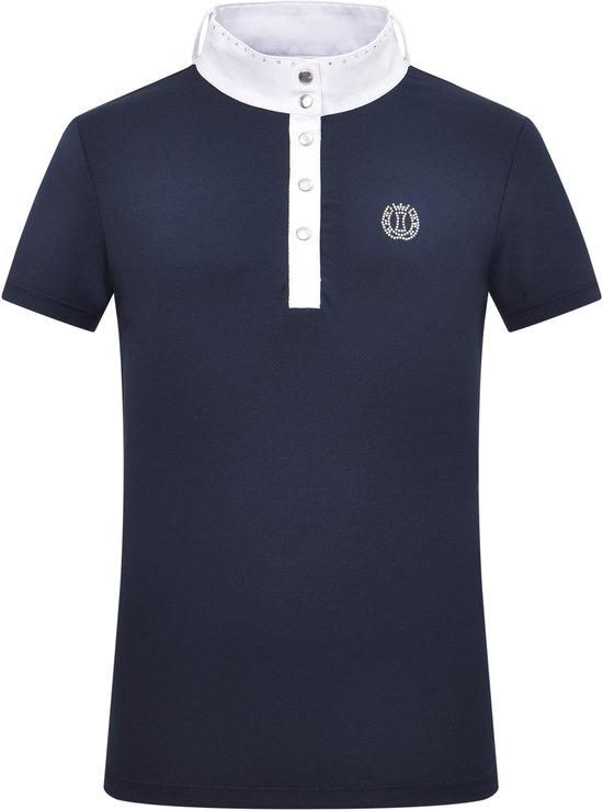 Imperial Riding Kids Competition shirt IRHBasic Glam - Navy