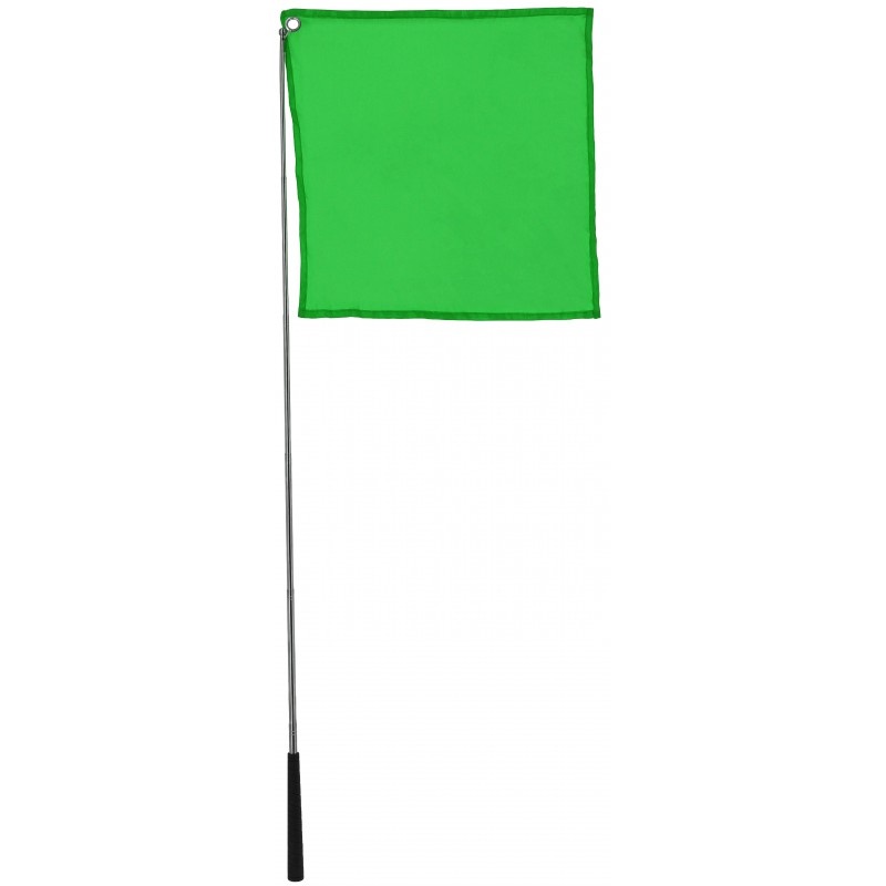 Hippo-Tonic Ethologisch Trainingsstok met Vlag - Groen