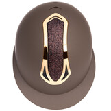 Harry's Horse Veiligheidscap Pro F1 Mat Sparkle - Bruin
