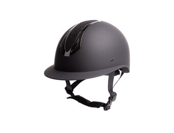 Harry's Horse Veiligheidscap Pro F1 Mat Sparkle - Zwart