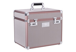 Imperial Riding Grooming Box IRHShiny - Taupe Herringbone