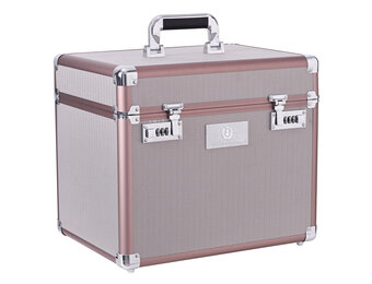 Imperial Riding Grooming Box IRHShiny - Taupe Herringbone