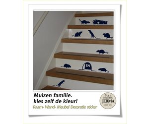 Goede Muizen traptrede stickers - Droomdecoraties.nl Thuis in decoraties KQ-87