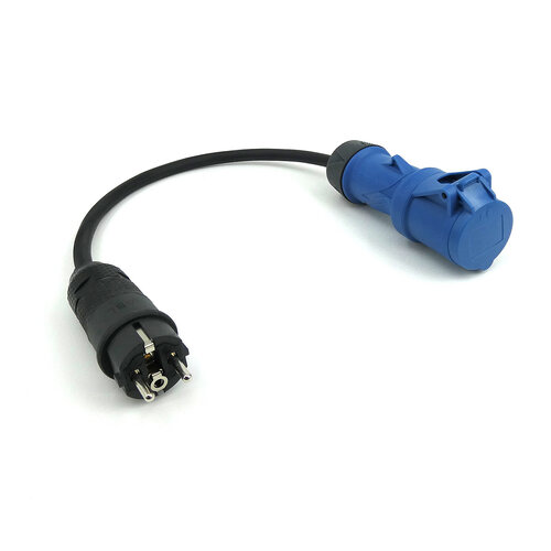Kabelsopmaat.nl Verloopkabel RA contactstop>CEE koppeling 3P 0,5mtr 3G2,5mm2 H07RN-F PRO Kabelsopmaat.nl Verloopkabel RA contactstop>CEE koppeling 3P 0,5mtr 3G2,5mm2 H07RN-F PRO